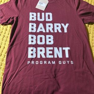 Men's Maroon Graphic T-Shirt